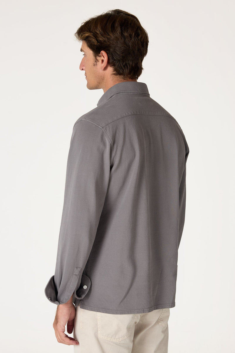 The Cotton Polera Gris Cuenca-zoom-