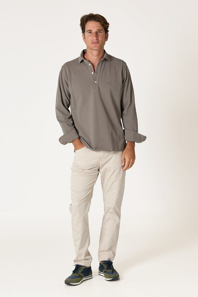 The Cotton Polera Marron Segovia-zoom-