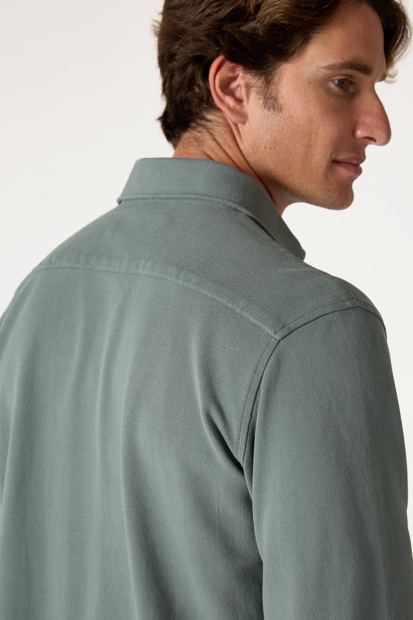 The Cotton Camisa Verde Valledemossa-zoom-2