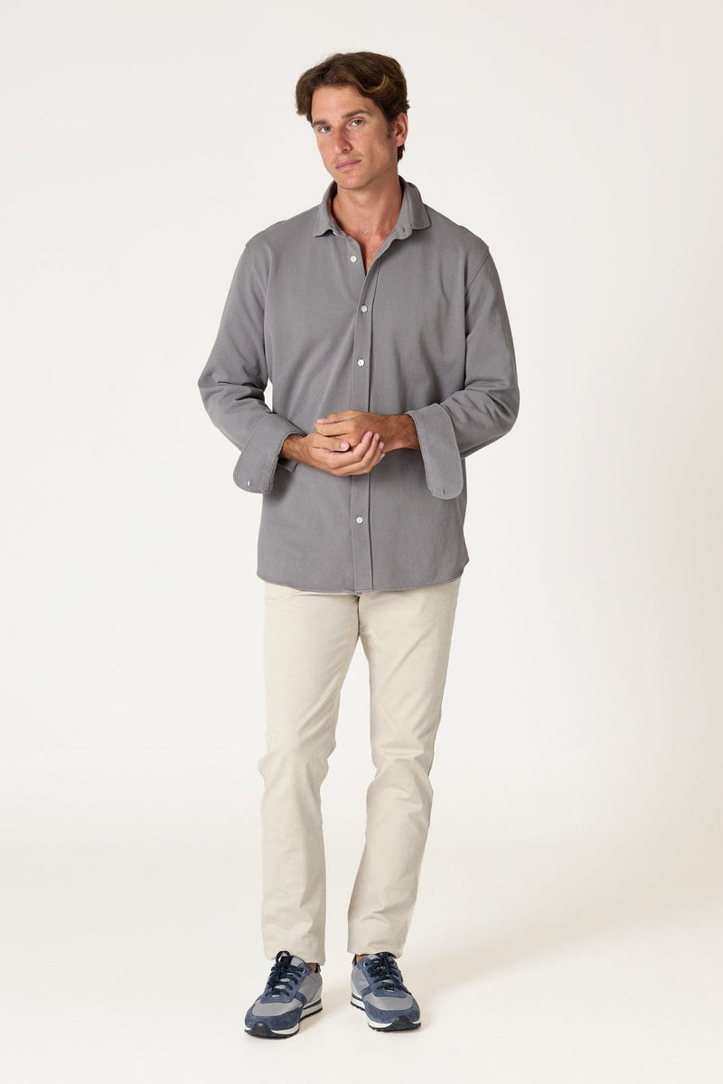 The Cotton Camisa Gris Cuenca-zoom-