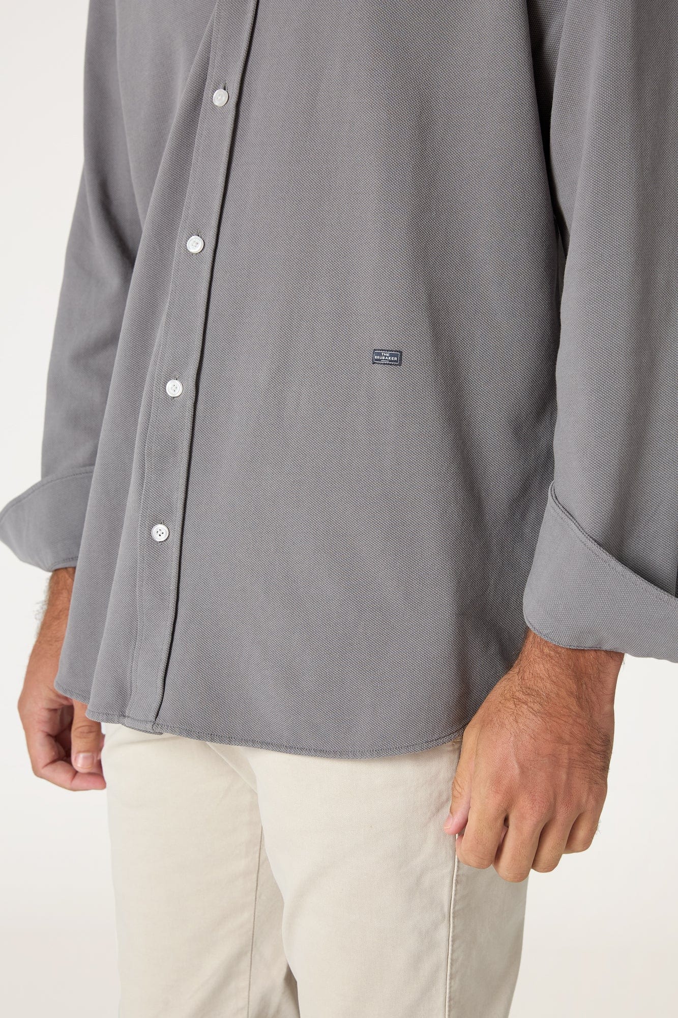 The Cotton Camisa Gris Cuenca-zoom-4