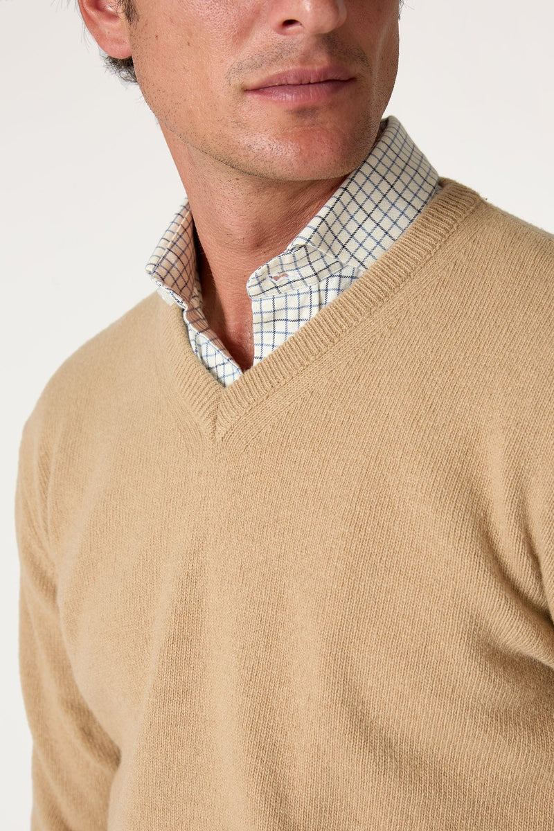 The Lambswool Pico Camel Ronda-zoom-