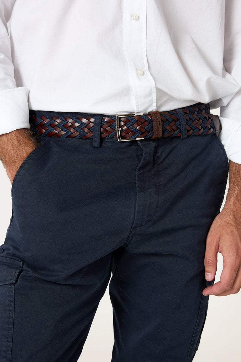 The Chino Cargo Azul Marino-zoom-