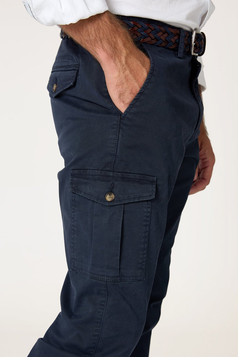 The Chino Cargo Azul Marino-zoom-
