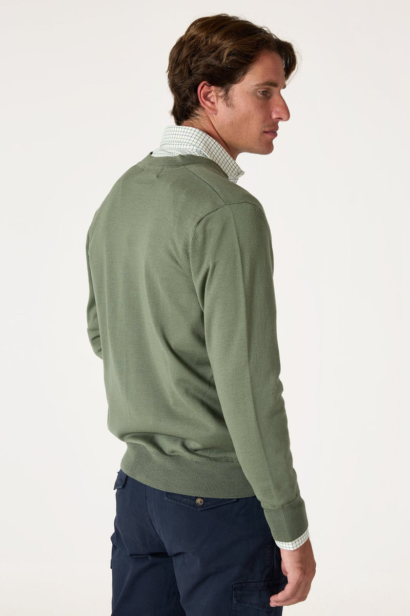 The Cardigan Merino Verde Salinas-zoom-