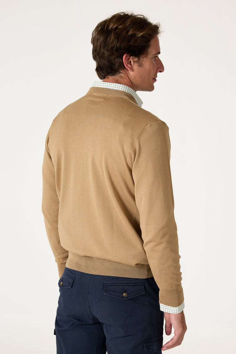 The Jersey Merino Pico Beige Campos-zoom-