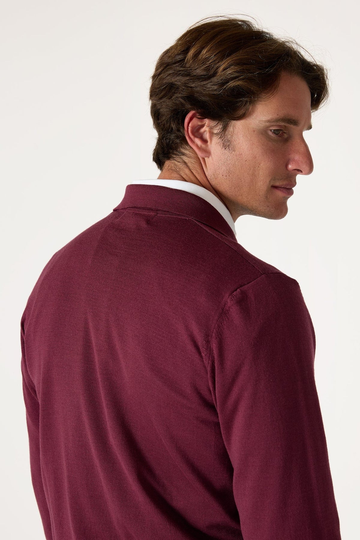 The Jersey Merino Polo Rosa Cubell-zoom-2