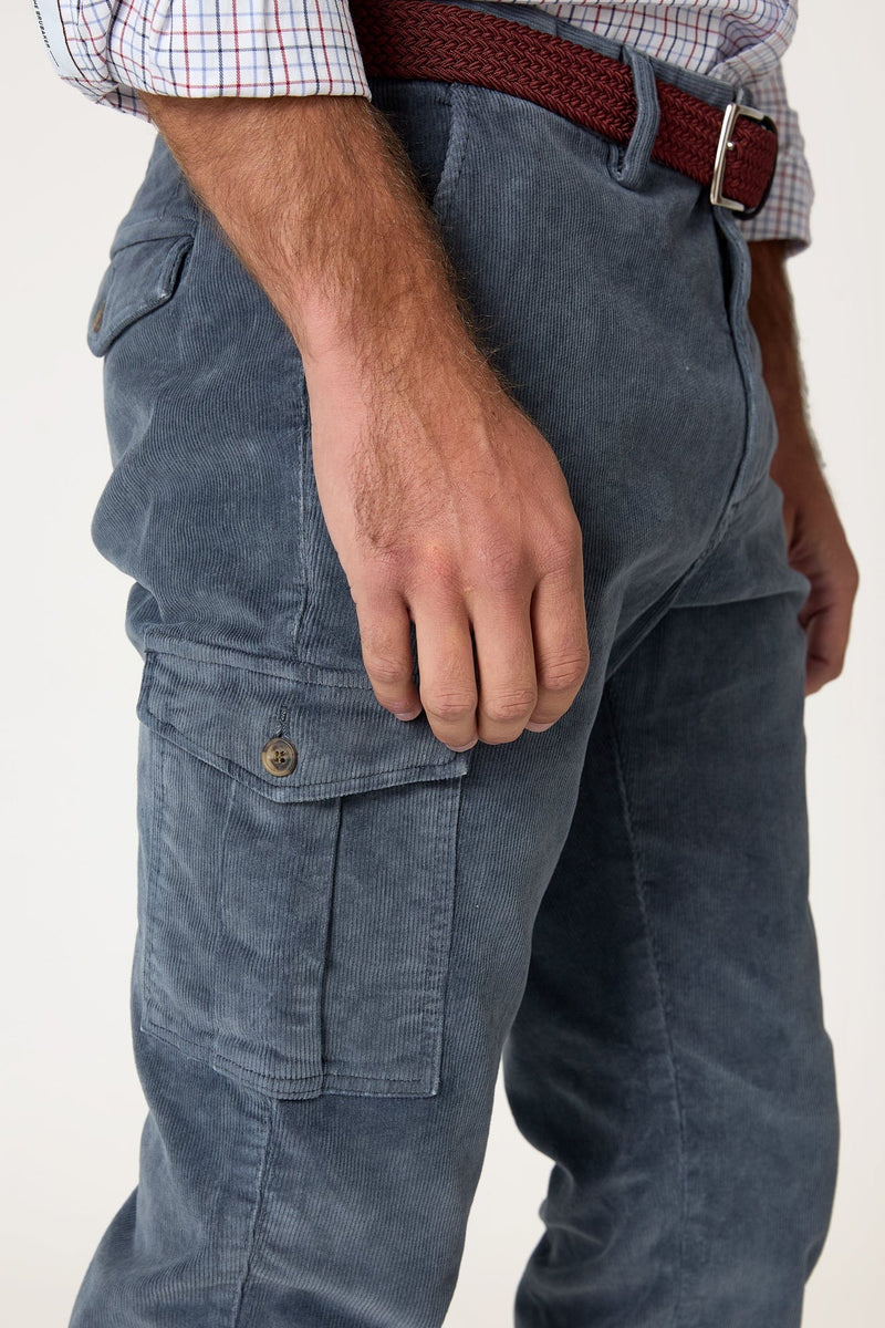 The Chino Micropana Cargo Gris Huelva-zoom-