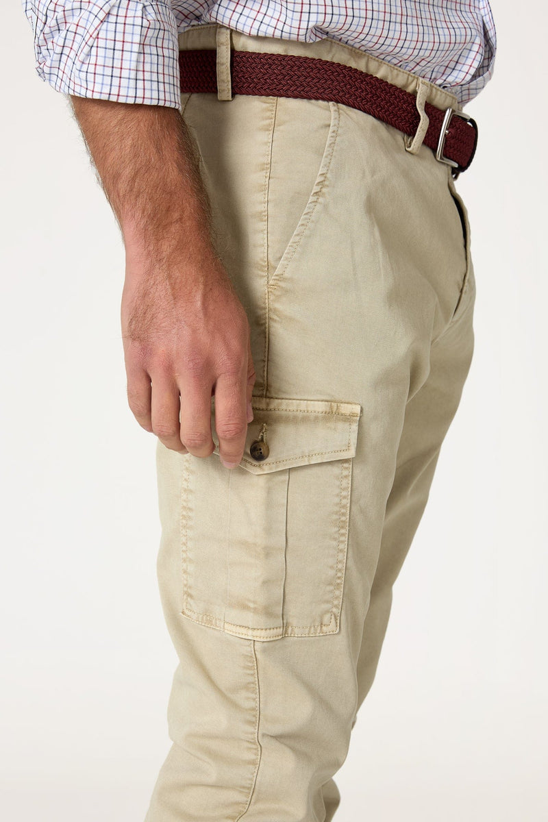 The Chino Cargo Beige Tostado-zoom-