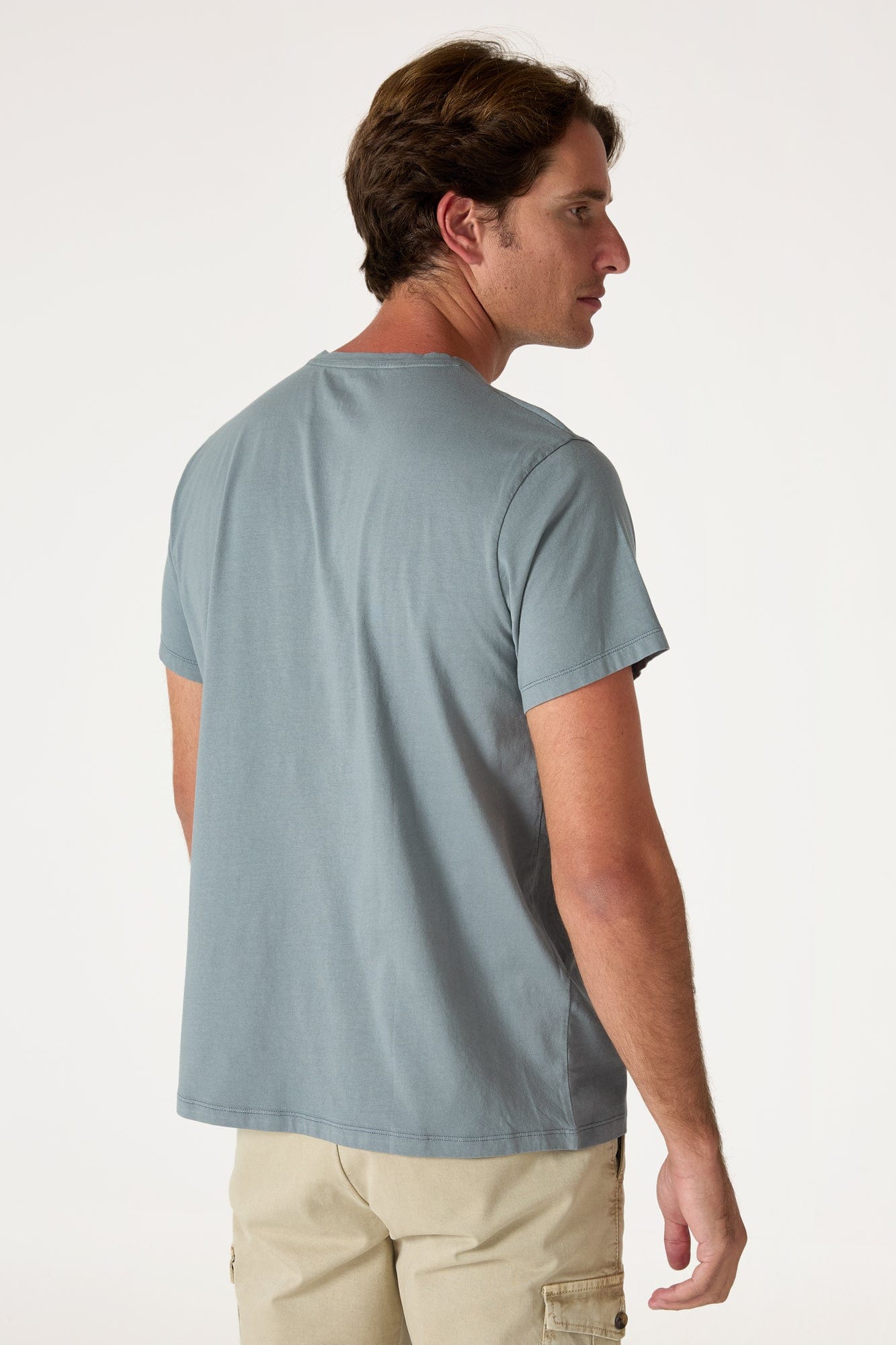 The Cotton T Shirt Azul Pamplona-3