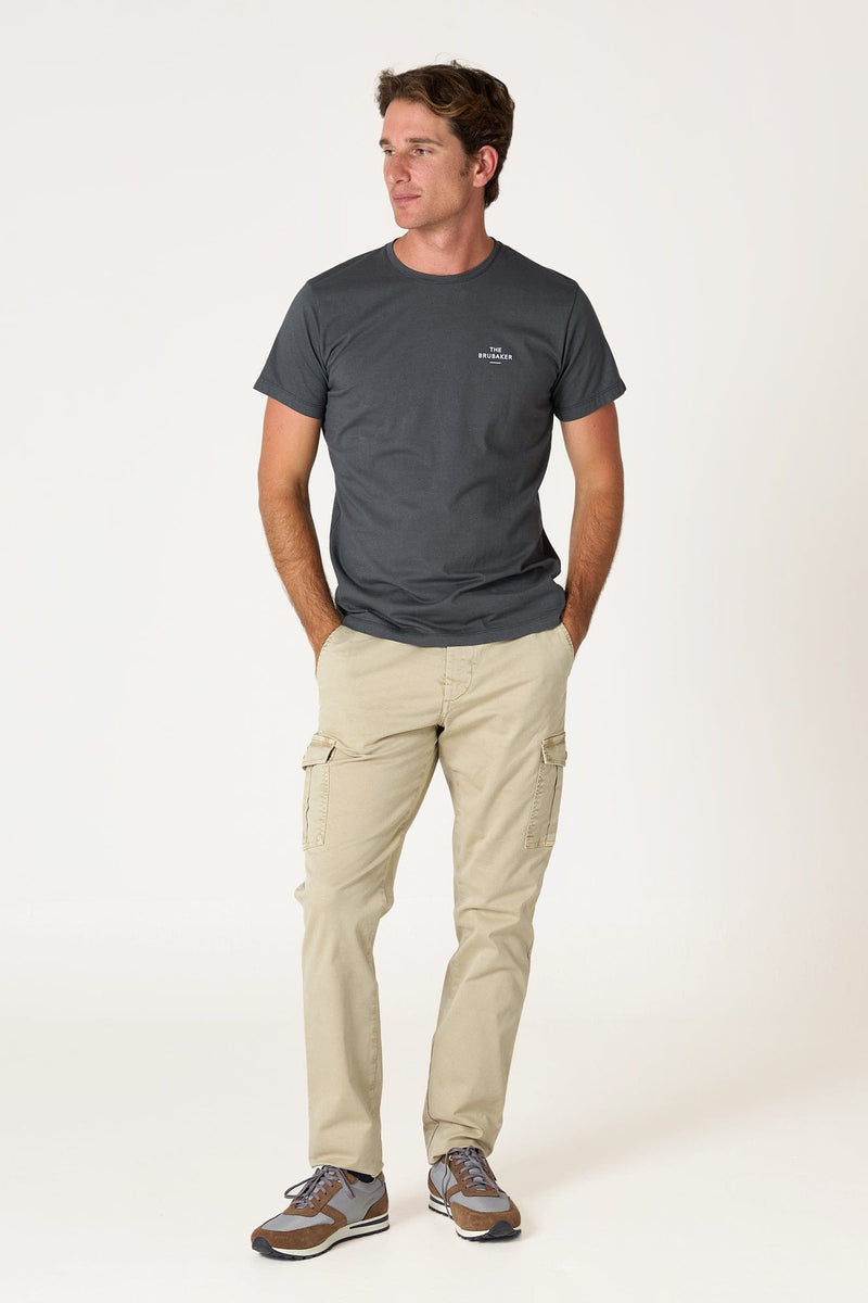 The Cotton T Shirt Gris Palencia-zoom-
