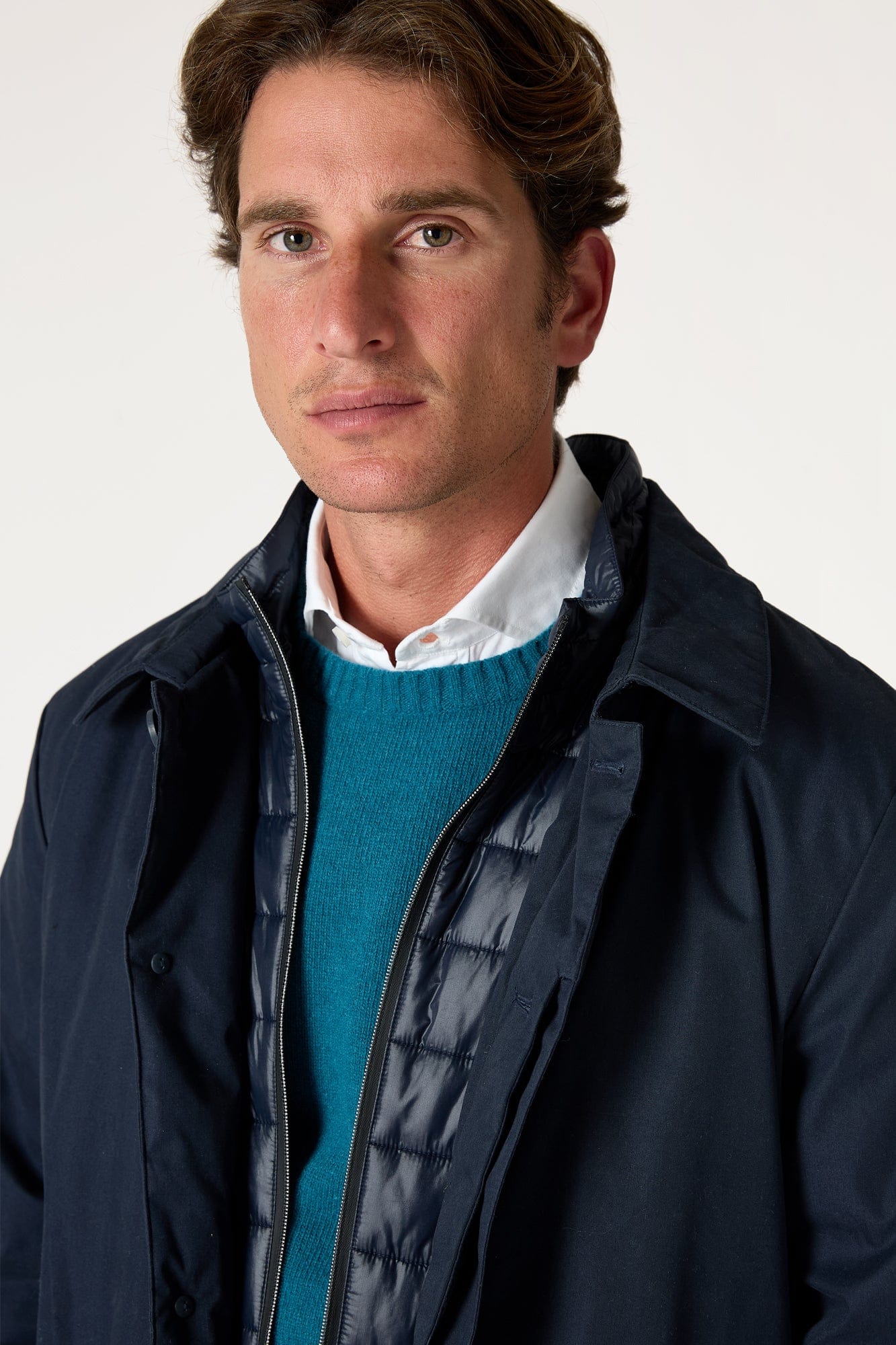 The Trench Azul Marino