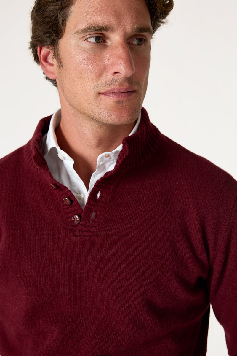 The Lambswool Botones Grana Rioja-zoom-
