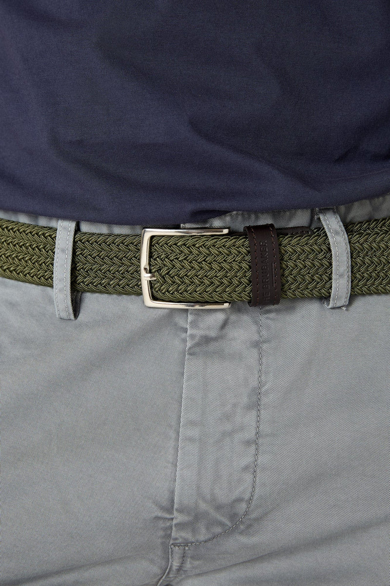 The Belt Trenzado Khaki-zoom-