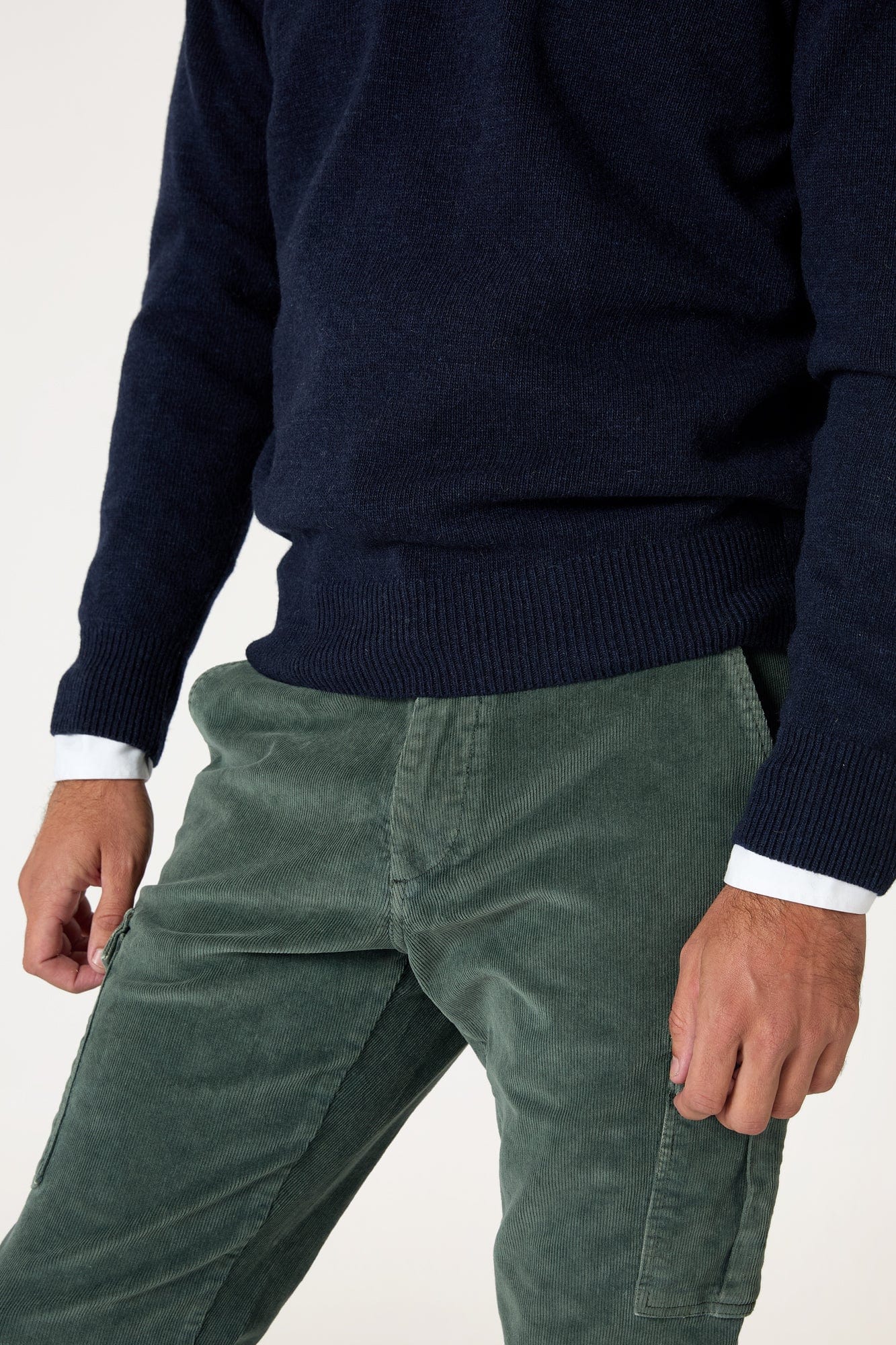 The Lambswool Halfzip Azul Marino-3