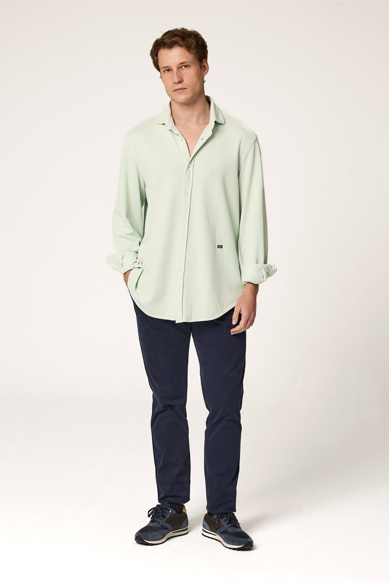 The Cotton Camisa Verde Usgo-zoom-1
