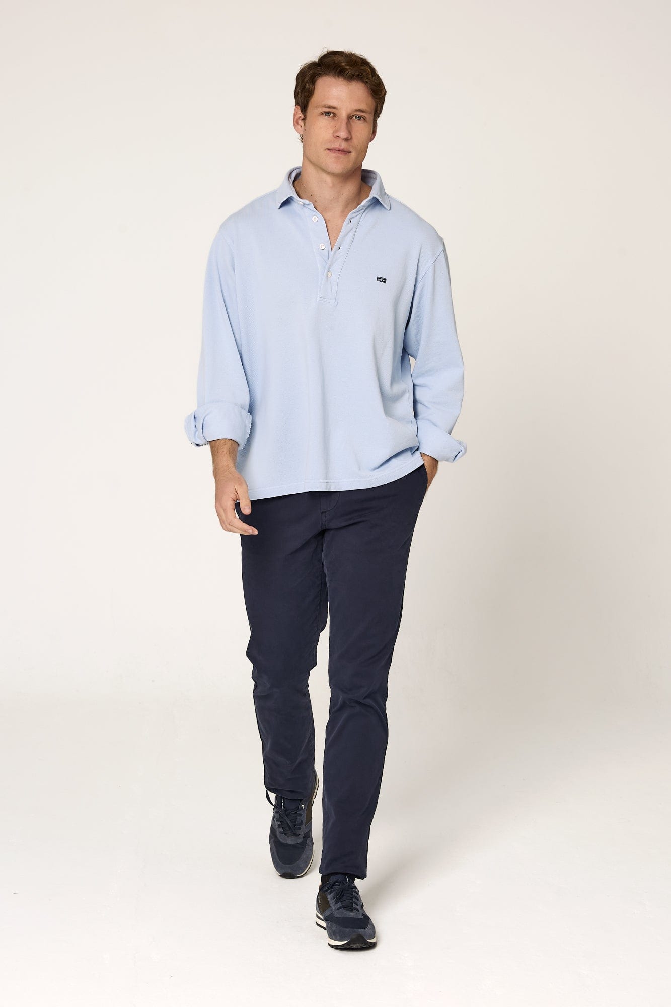 The Cotton Polera Azul Cadaqués