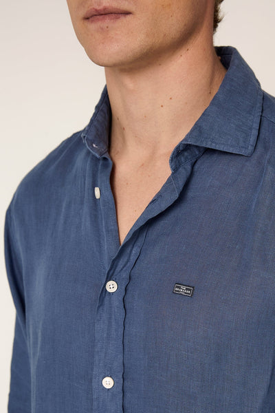 The Lino Camisa Azul Tabarca