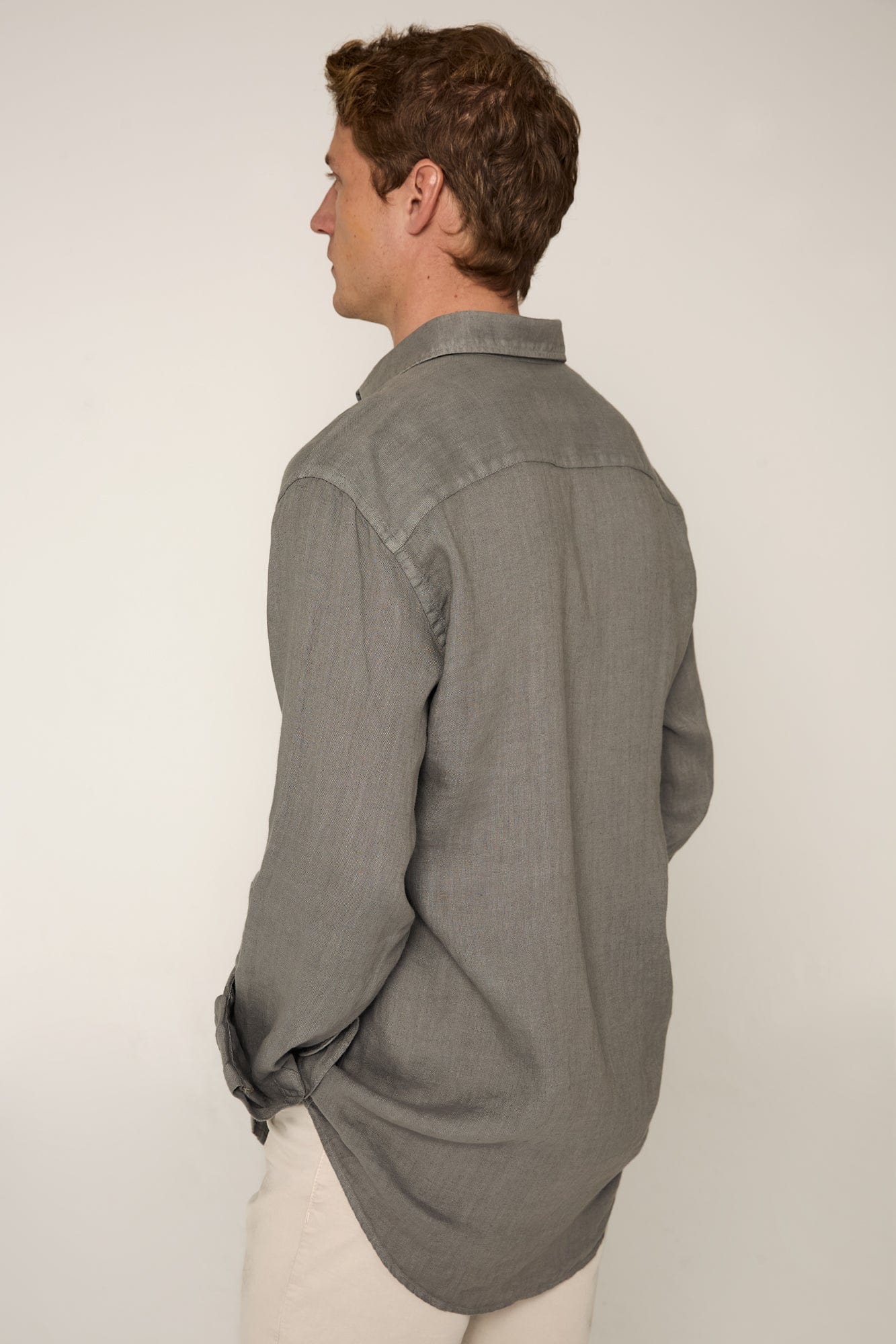 The Lino Camisa Gris Buitrago
