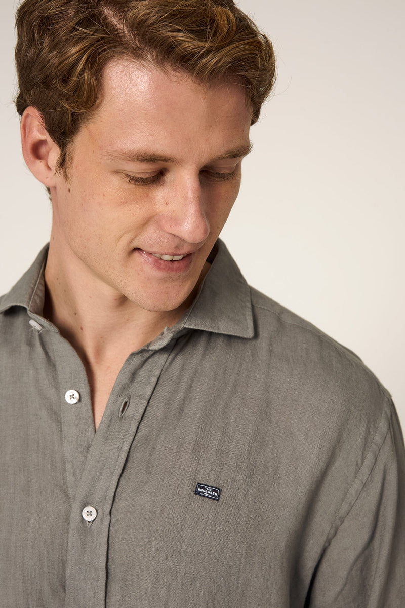 The Lino Camisa Gris Buitrago-zoom-
