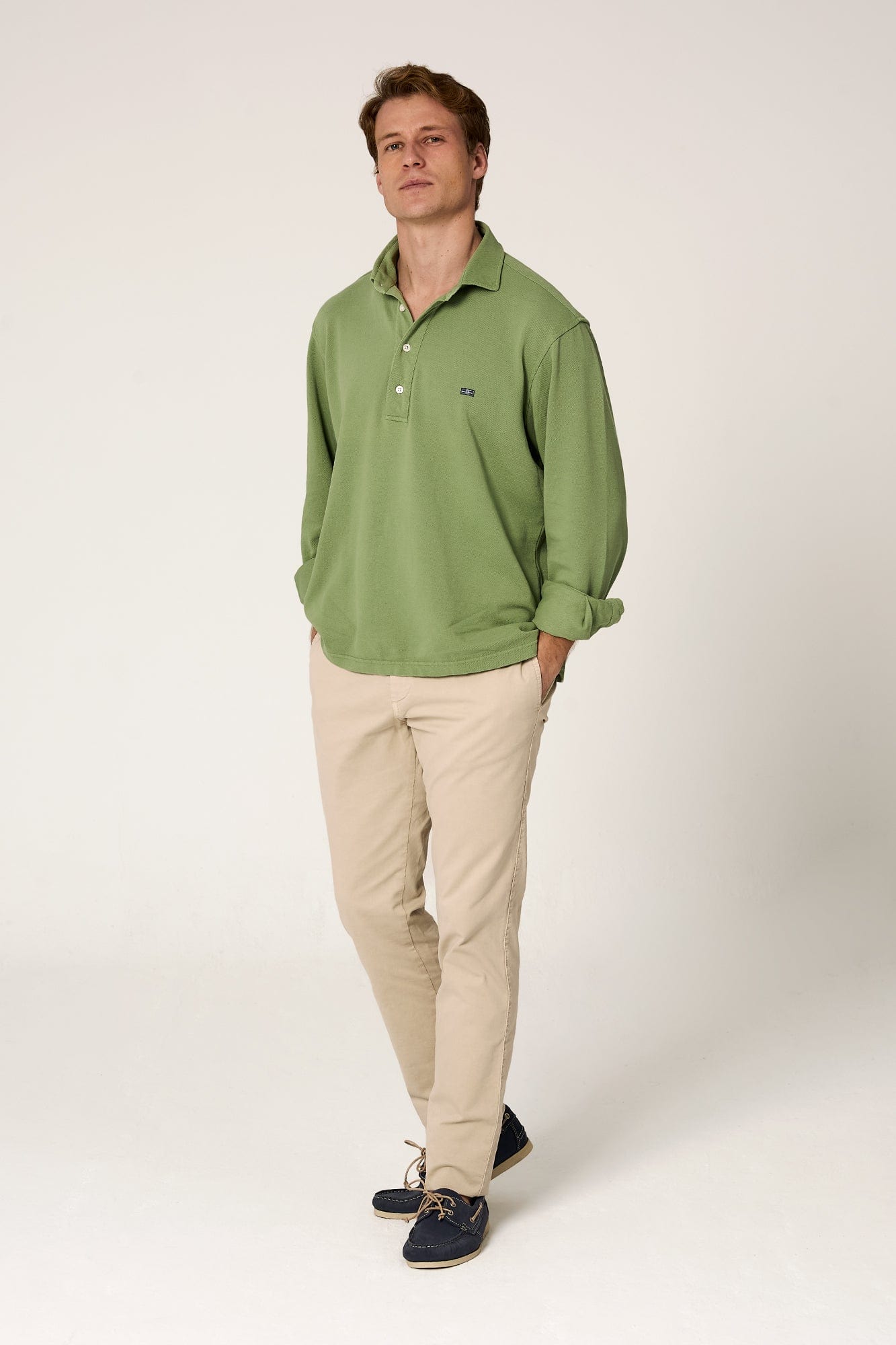 The Cotton Polera Verde Navarra-1