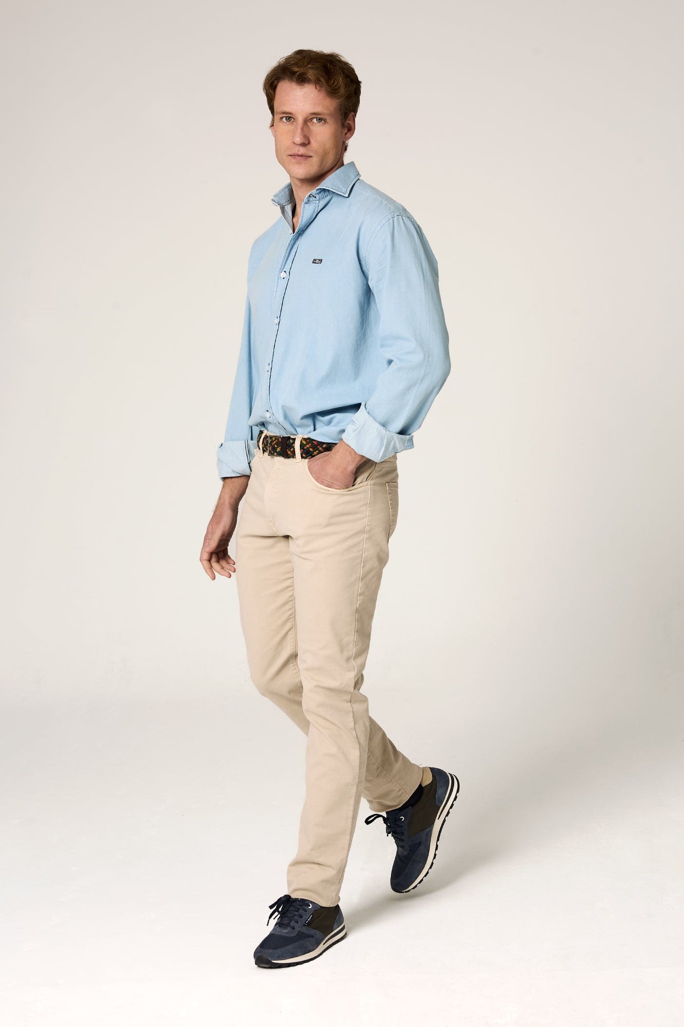 The Denim camisa Azul Calella