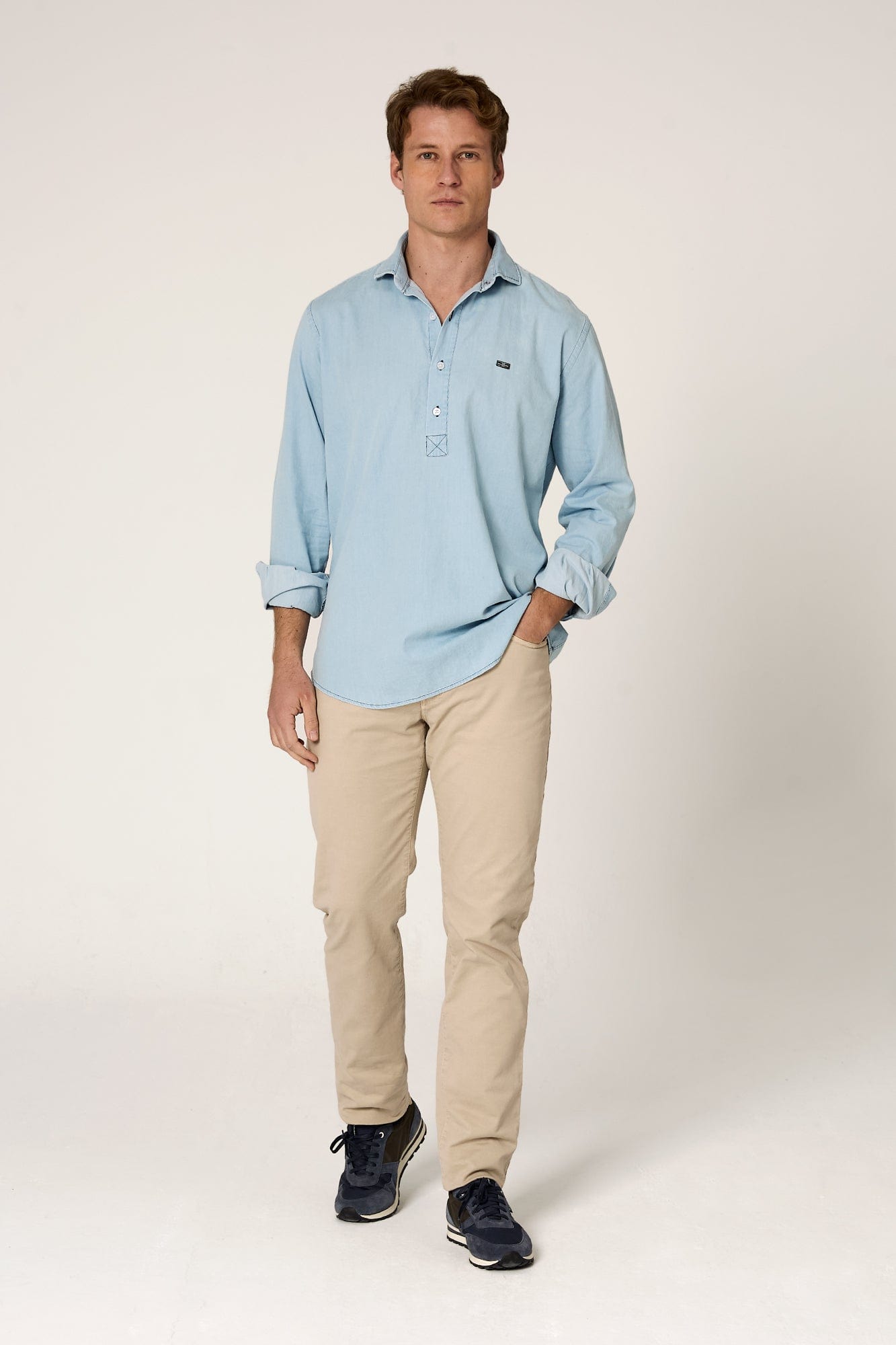 The Denim Polera Azul Calella