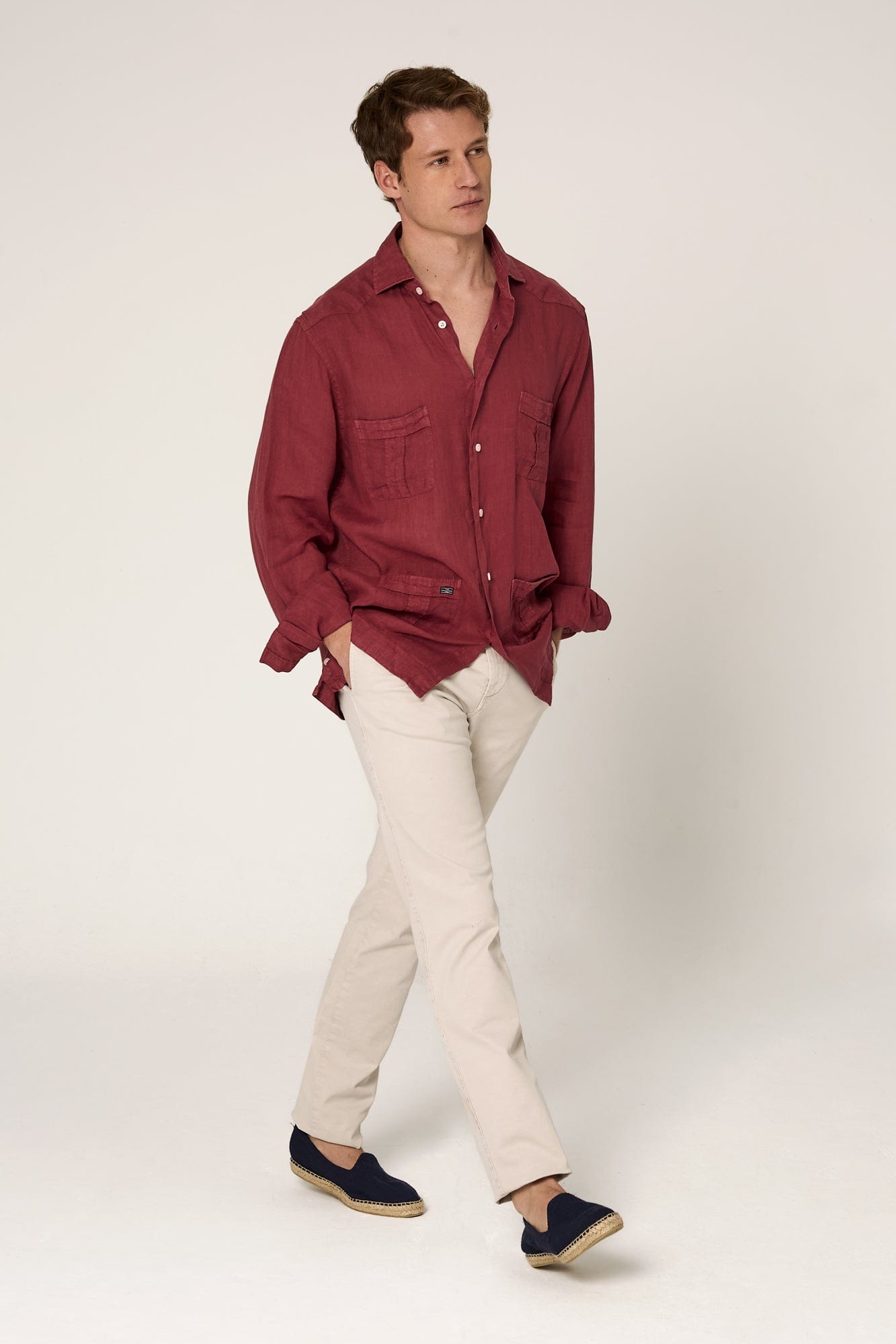 The Guayabera Grana Rioja