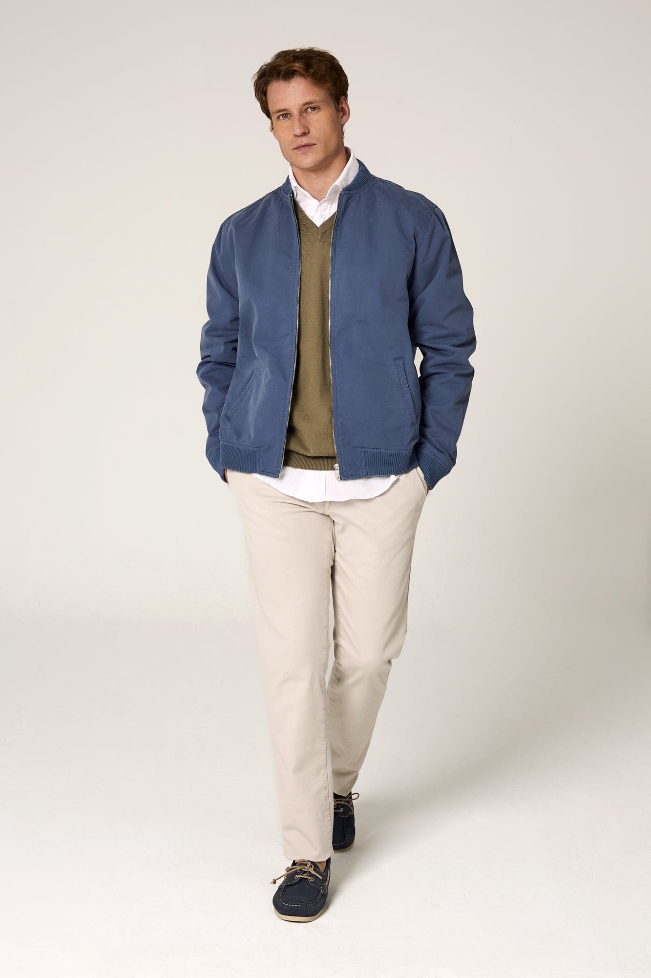 The Bomber Canvas Azul Tabarca-zoom-1