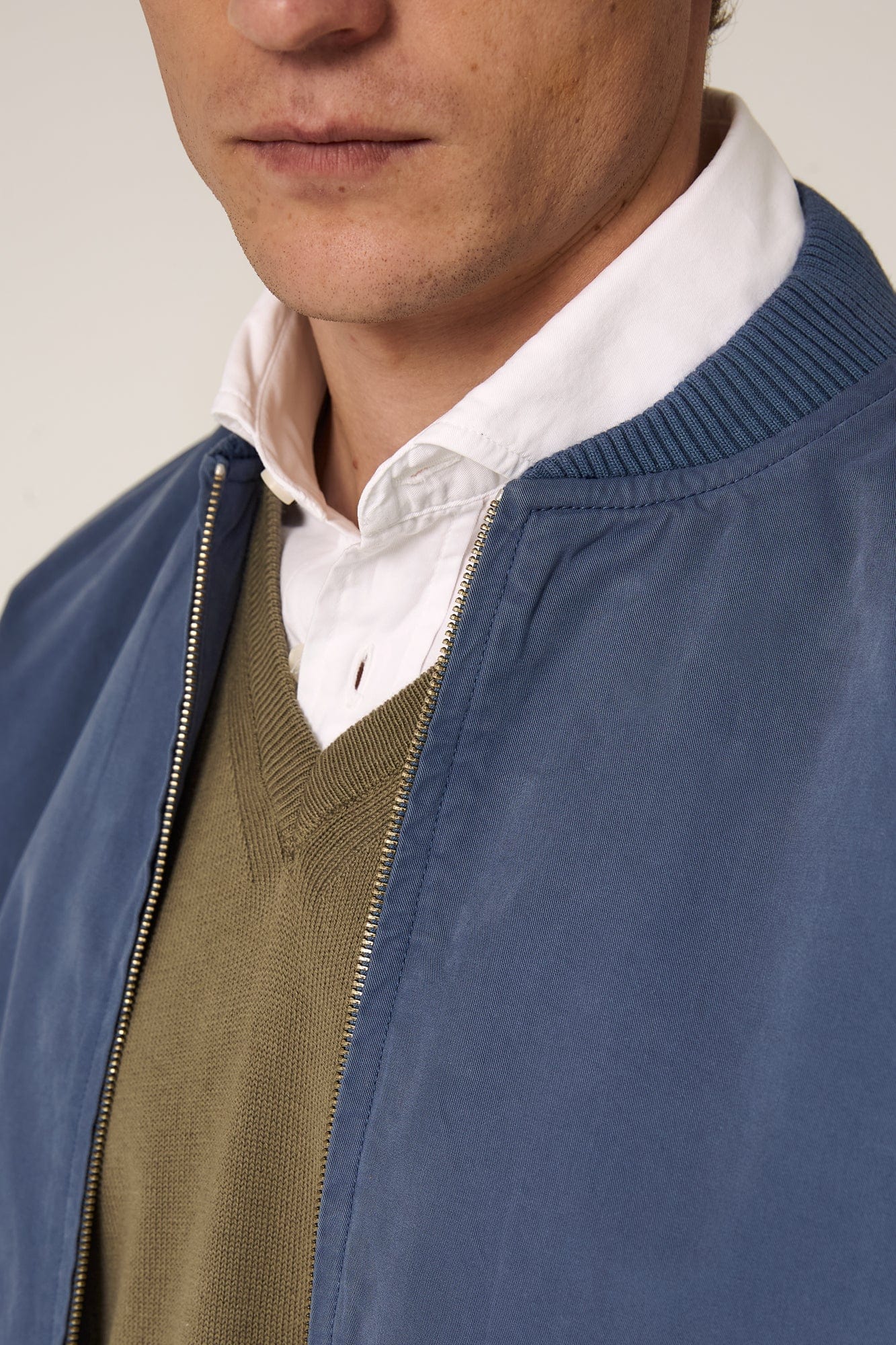 The Bomber Canvas Azul Tabarca-zoom-2