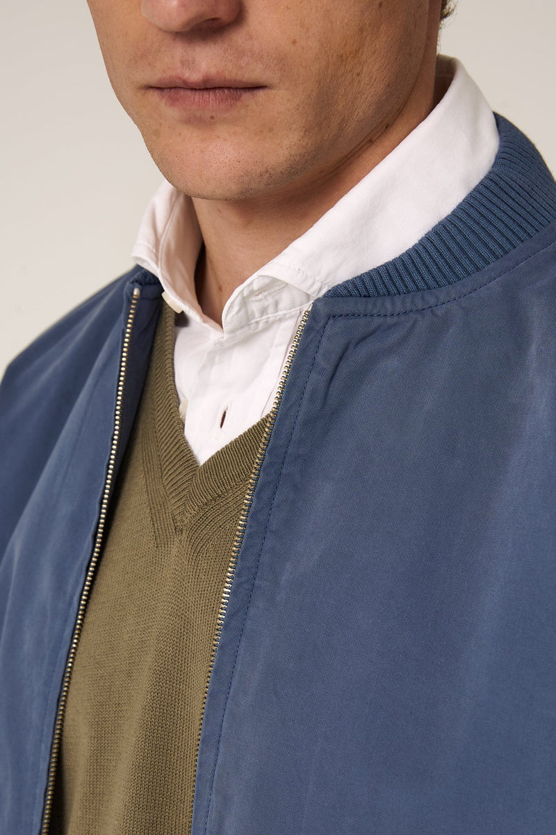 The Bomber Canvas Azul Tabarca-zoom-