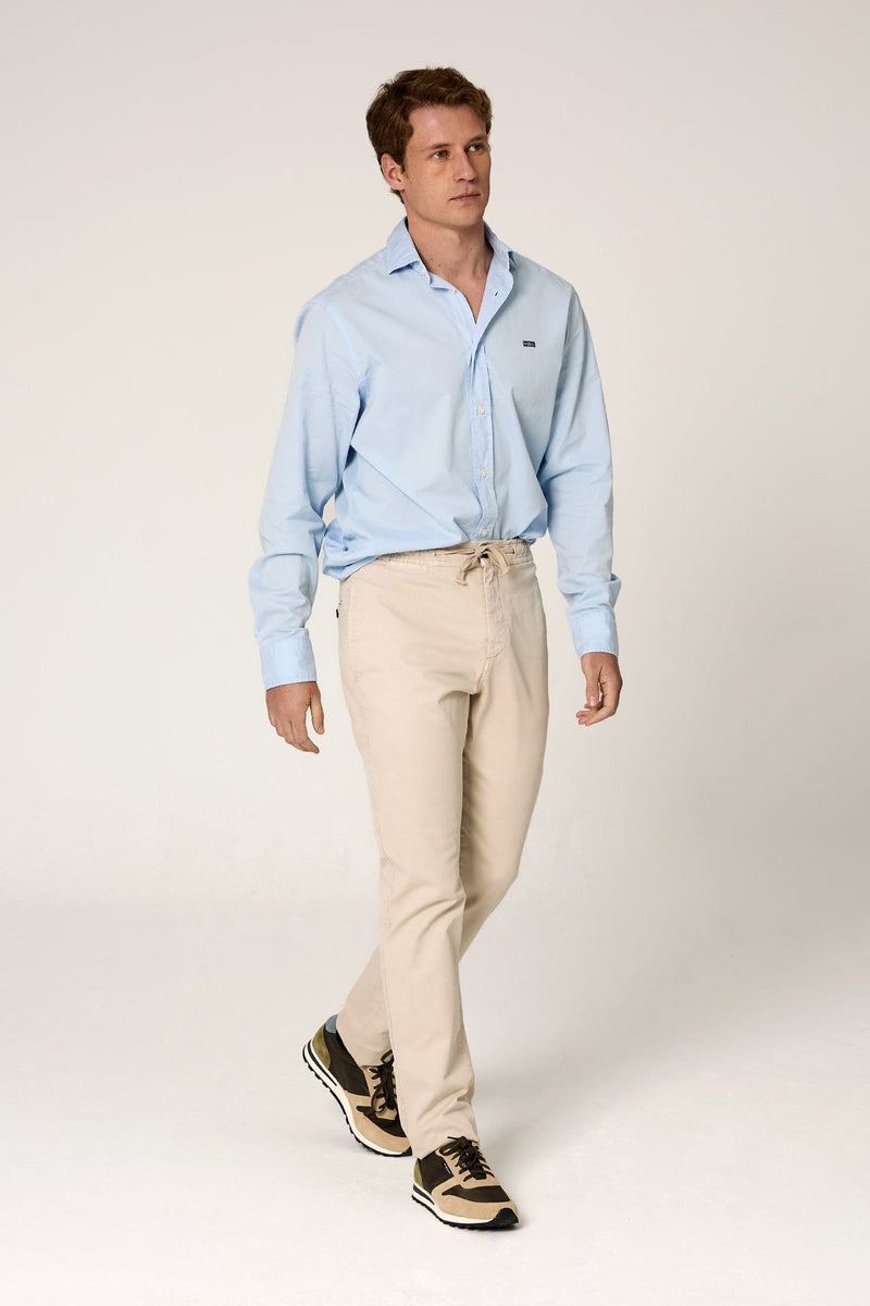 The Chino Jogger Beige Seimeira-zoom-
