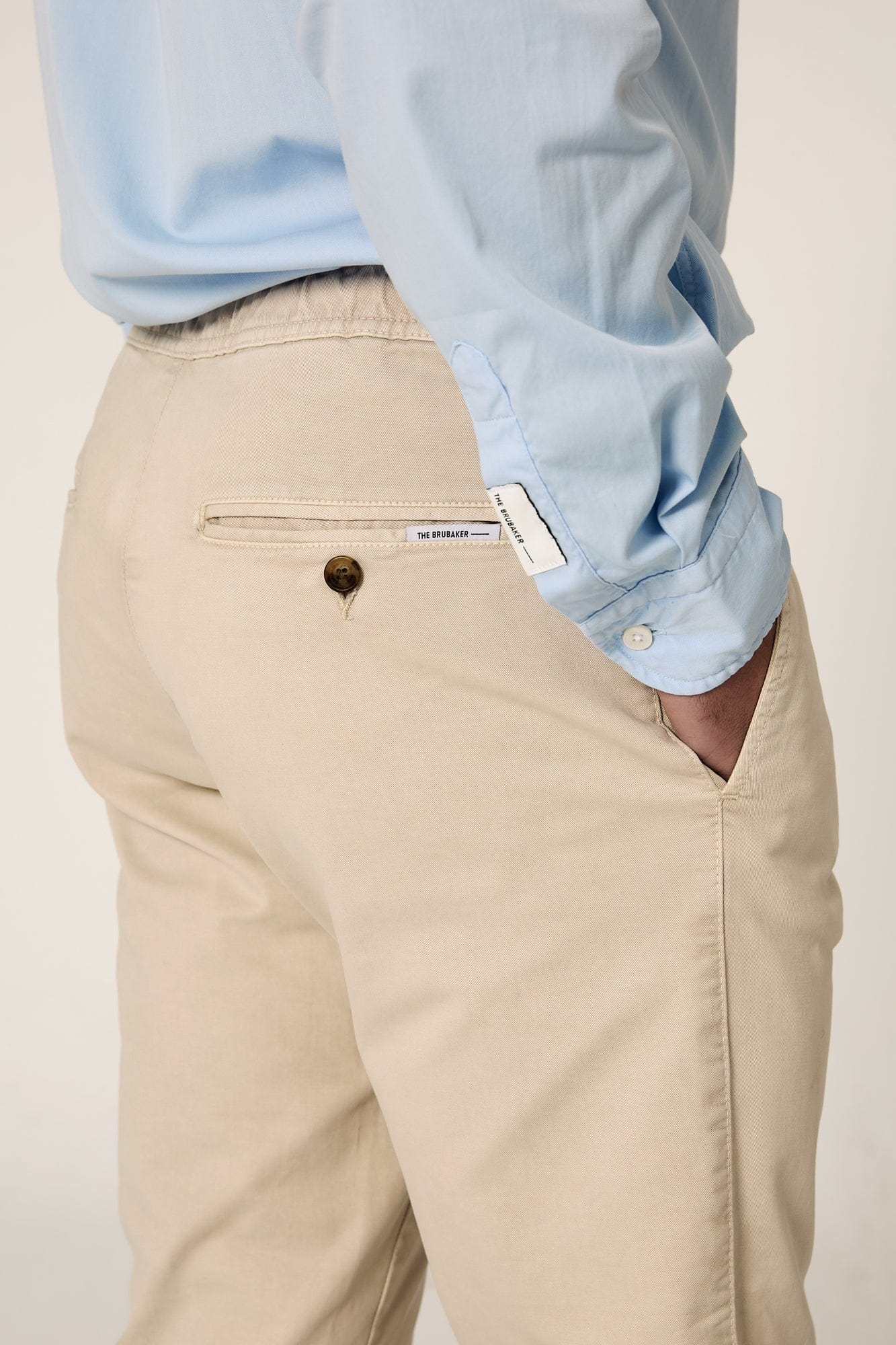 The Chino Jogger Beige Seimeira-4