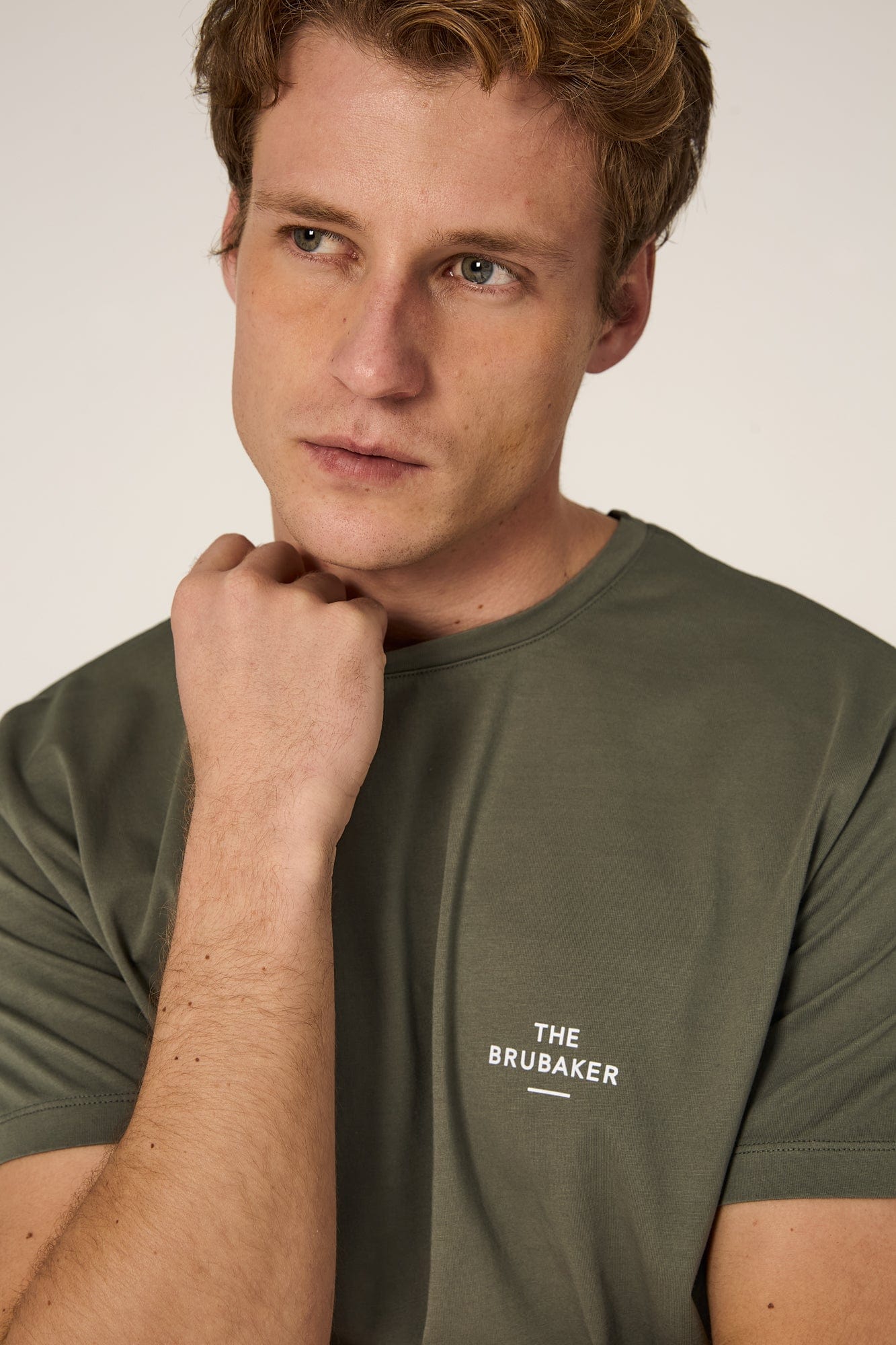 The Cotton T Shirt Verde Khaki-4