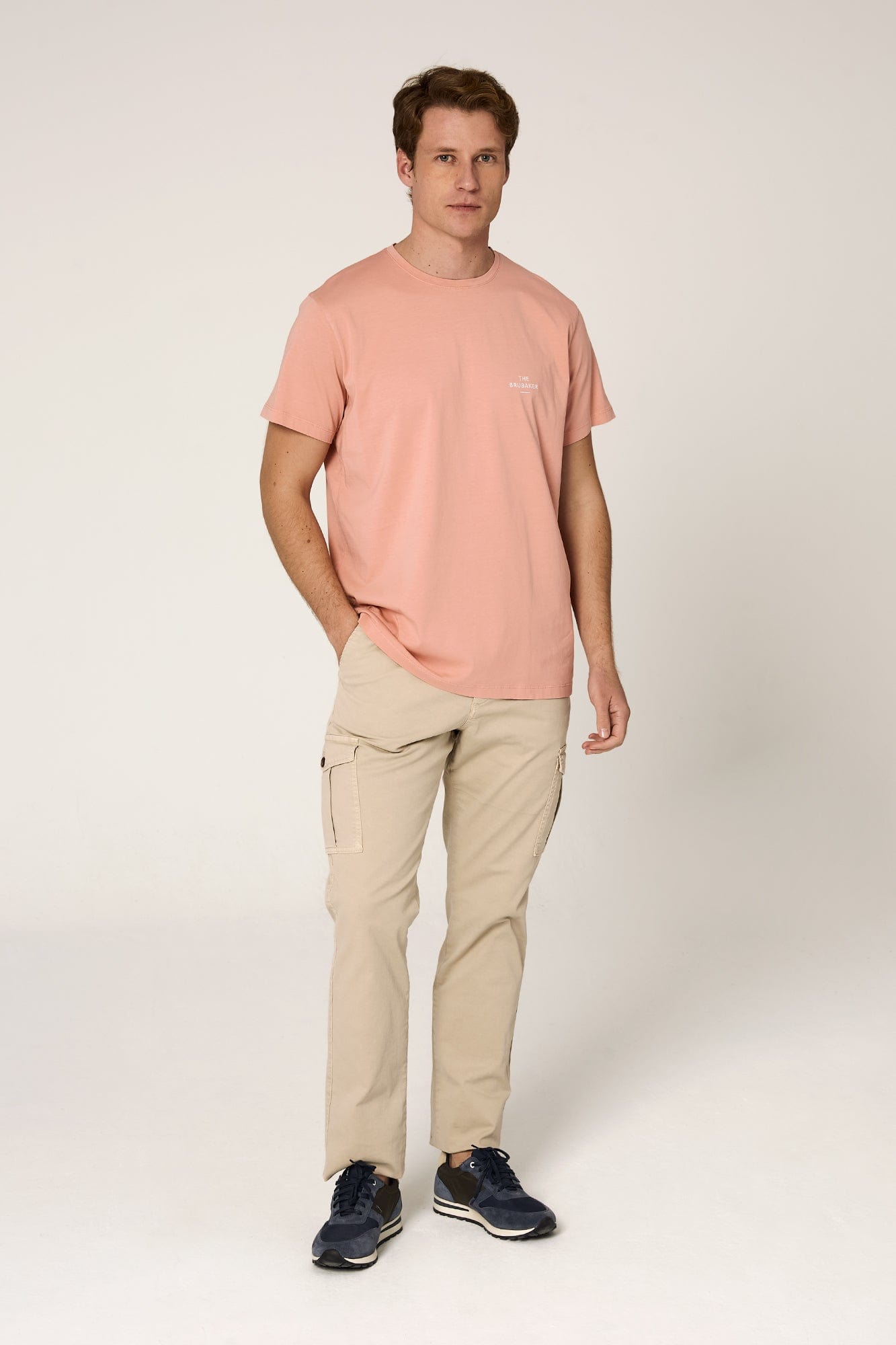 The Cotton T Shirt  Rosa Salmon-zoom-1