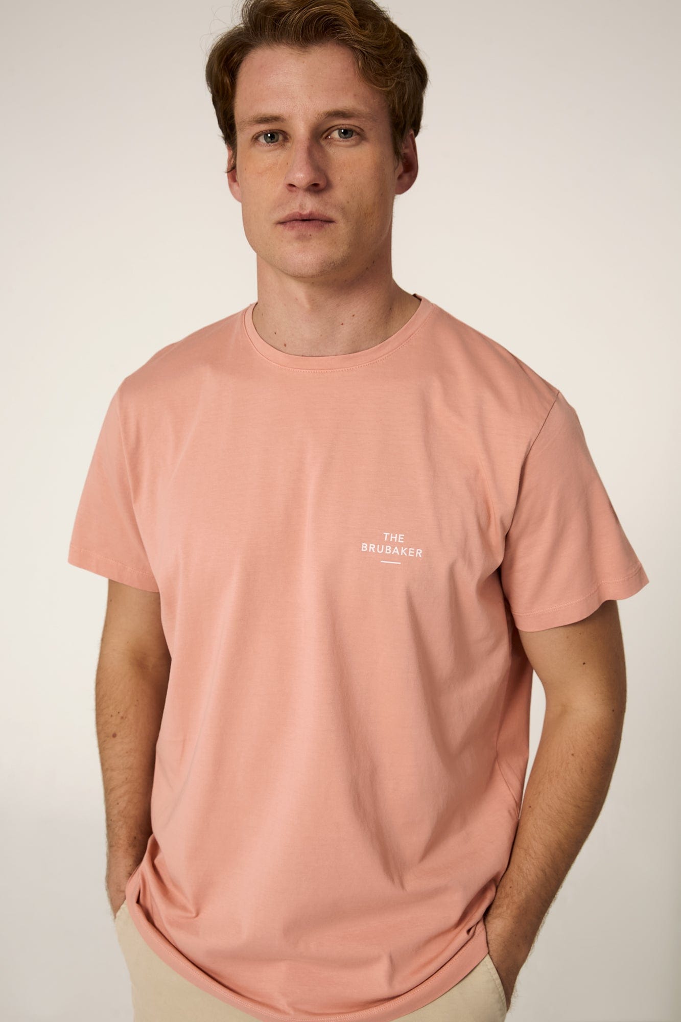The Cotton T Shirt  Rosa Salmon