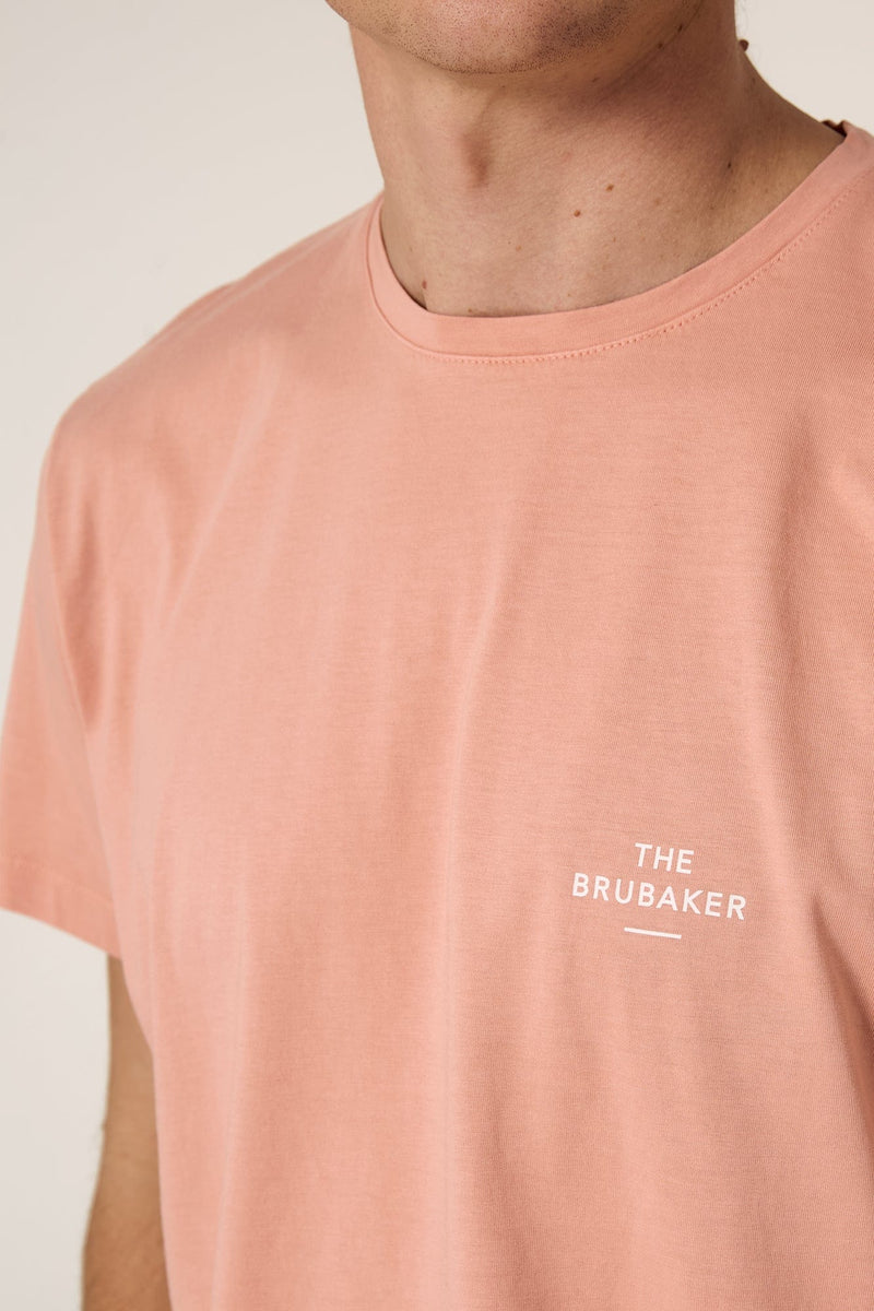 The Cotton T Shirt  Rosa Salmon-zoom-