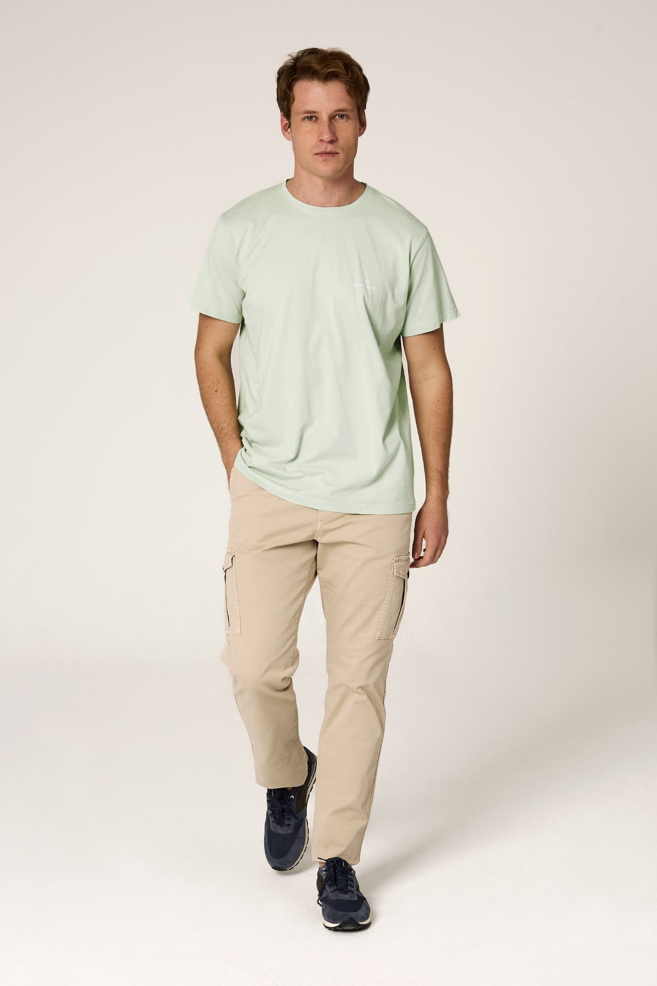The Cotton T Shirt  Verde Usgo-zoom-1