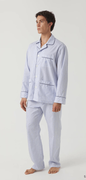 The Pijama Rayas Detalle Negro-zoom-