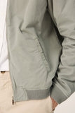 The Bomber Canvas Verde Riaza