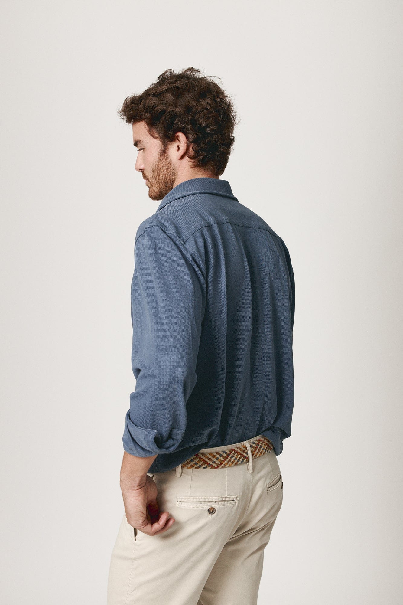The Cotton Camisa Azul Suances-2
