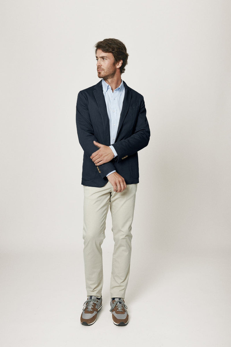 The Blazer Grainy Azul Marino-zoom-