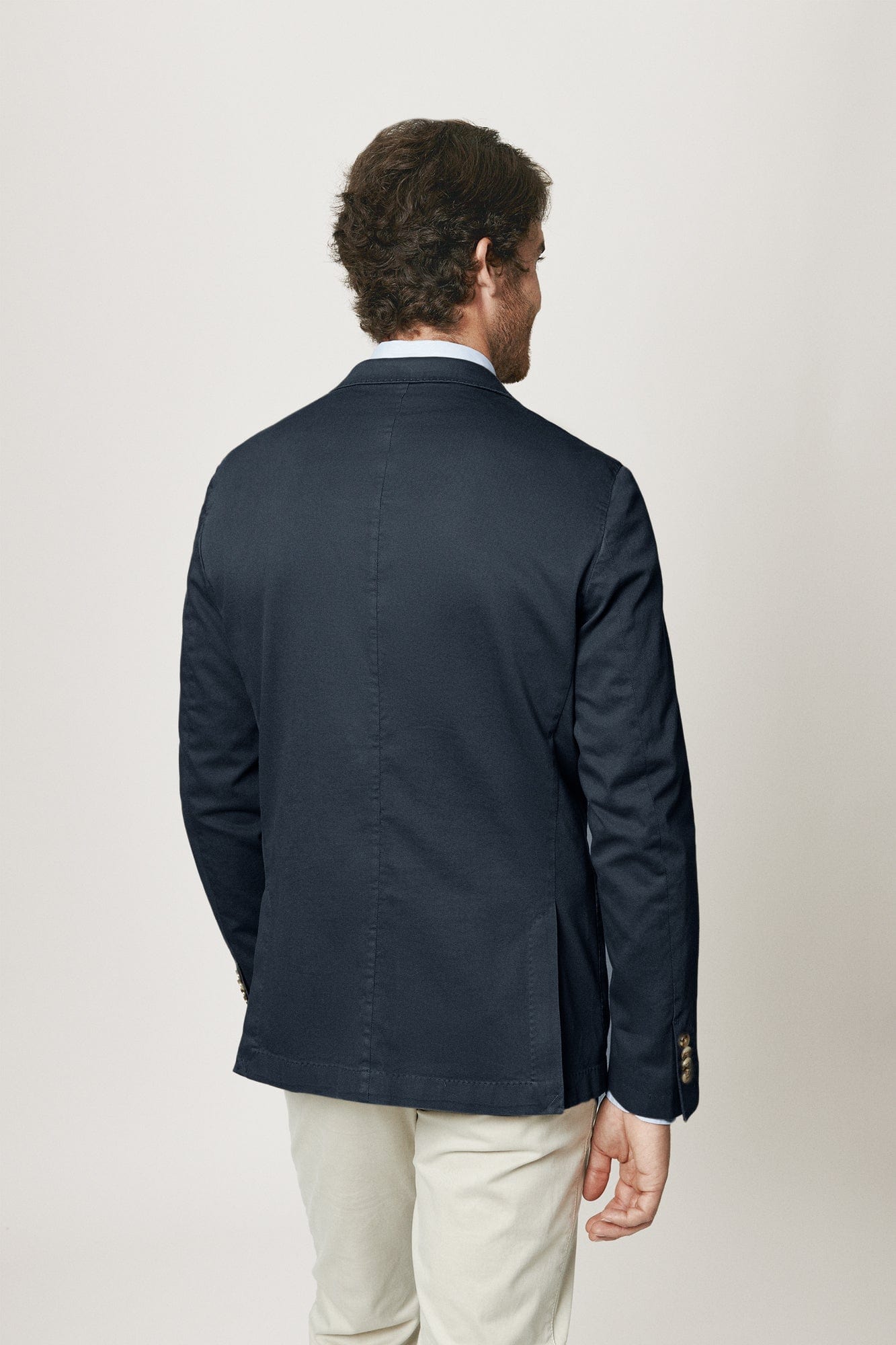 The Blazer Grainy Azul Marino-3