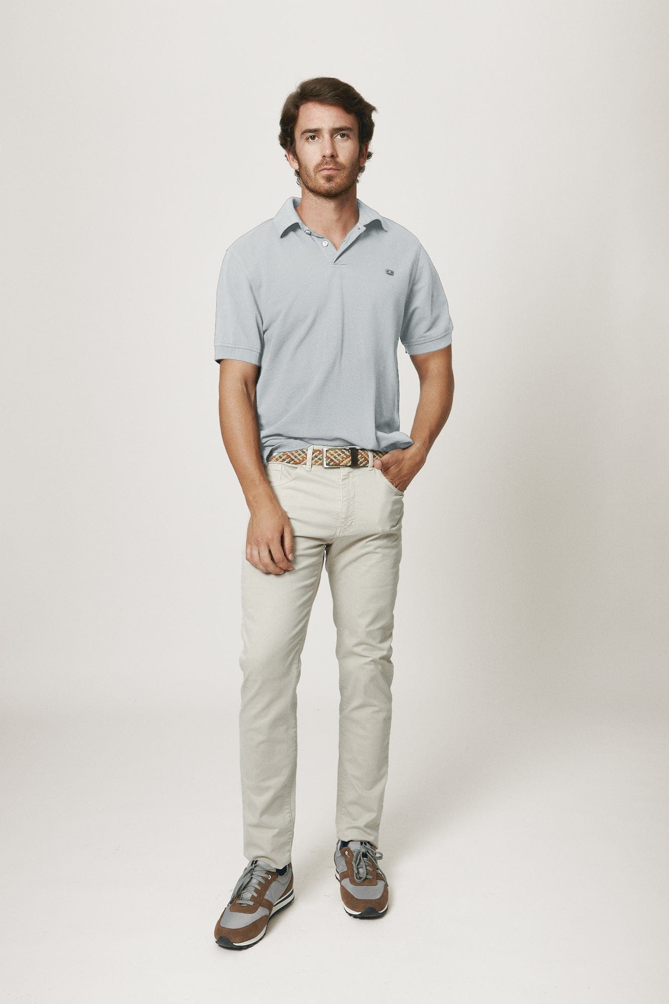 The Cotton Polo Gris Lugo