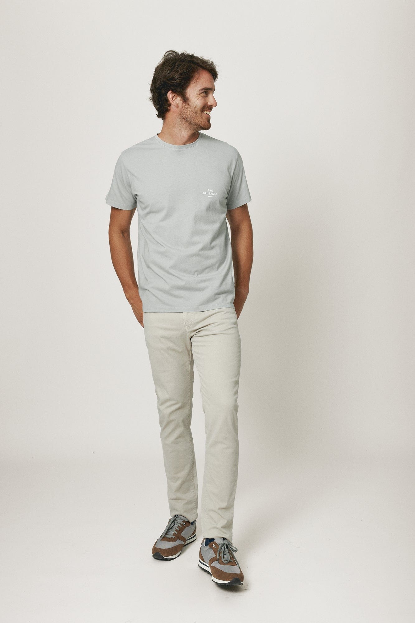 The Cotton T Shirt Gris Lugo-zoom-1