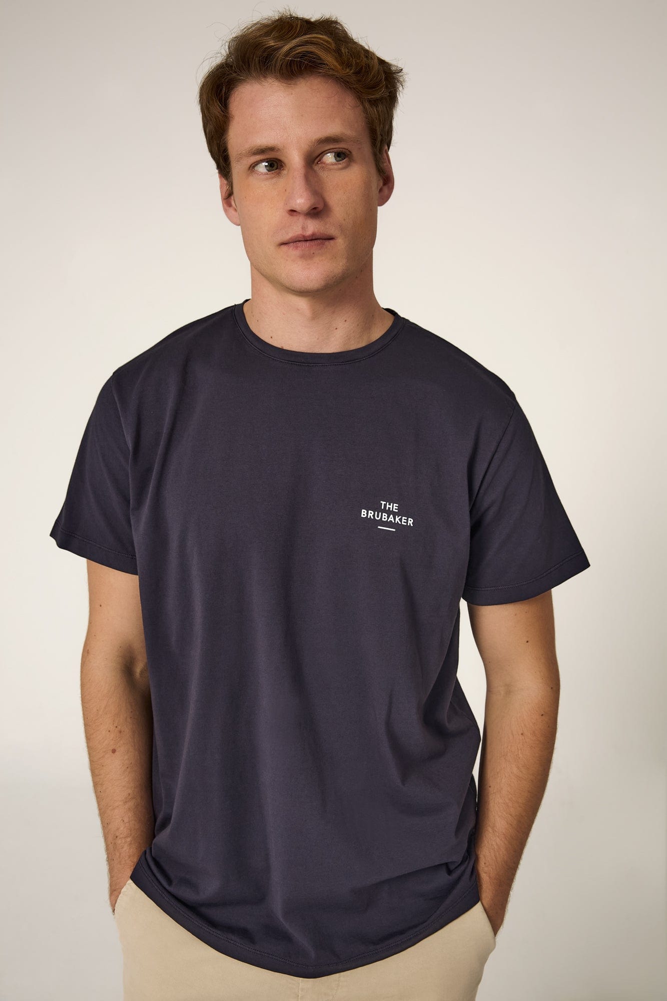 The Cotton T Shirt Azul Marino
