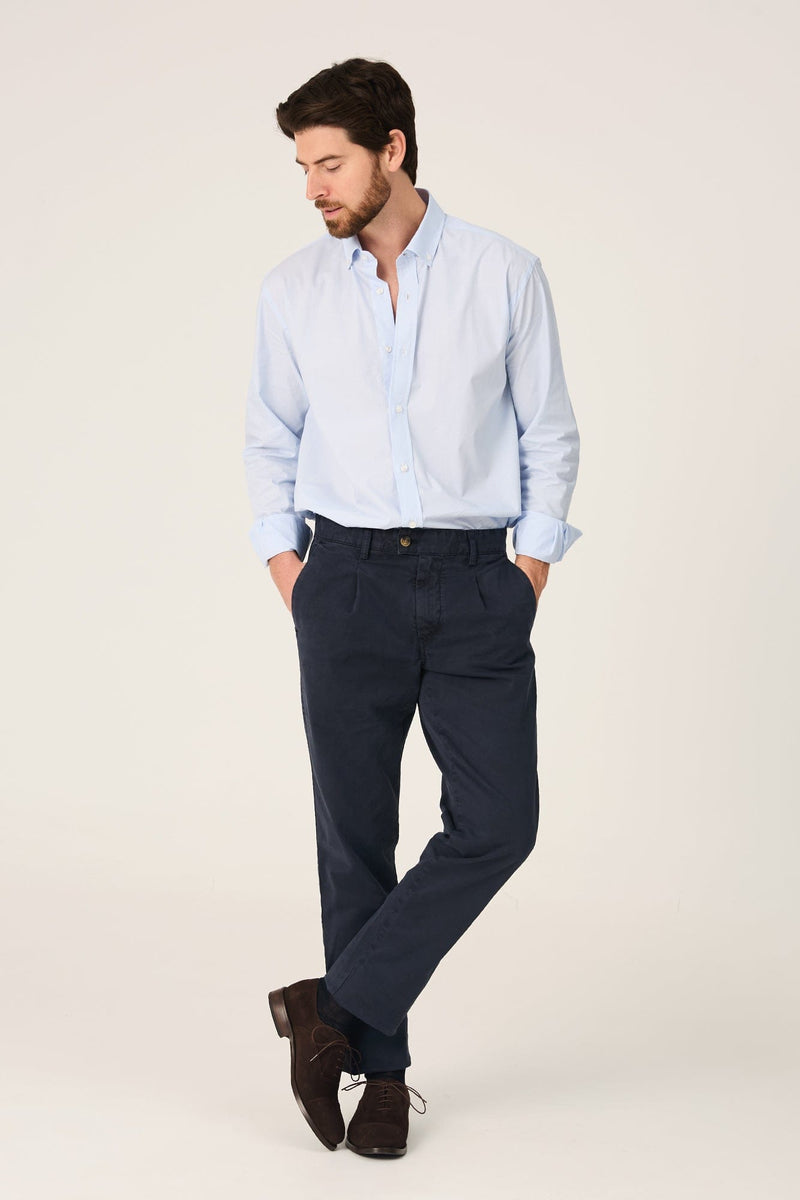The Popelin Azul Liso-zoom-