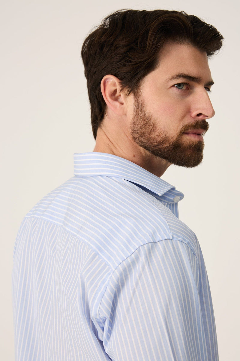 The Popelin Raya Azul y Blanco-zoom-