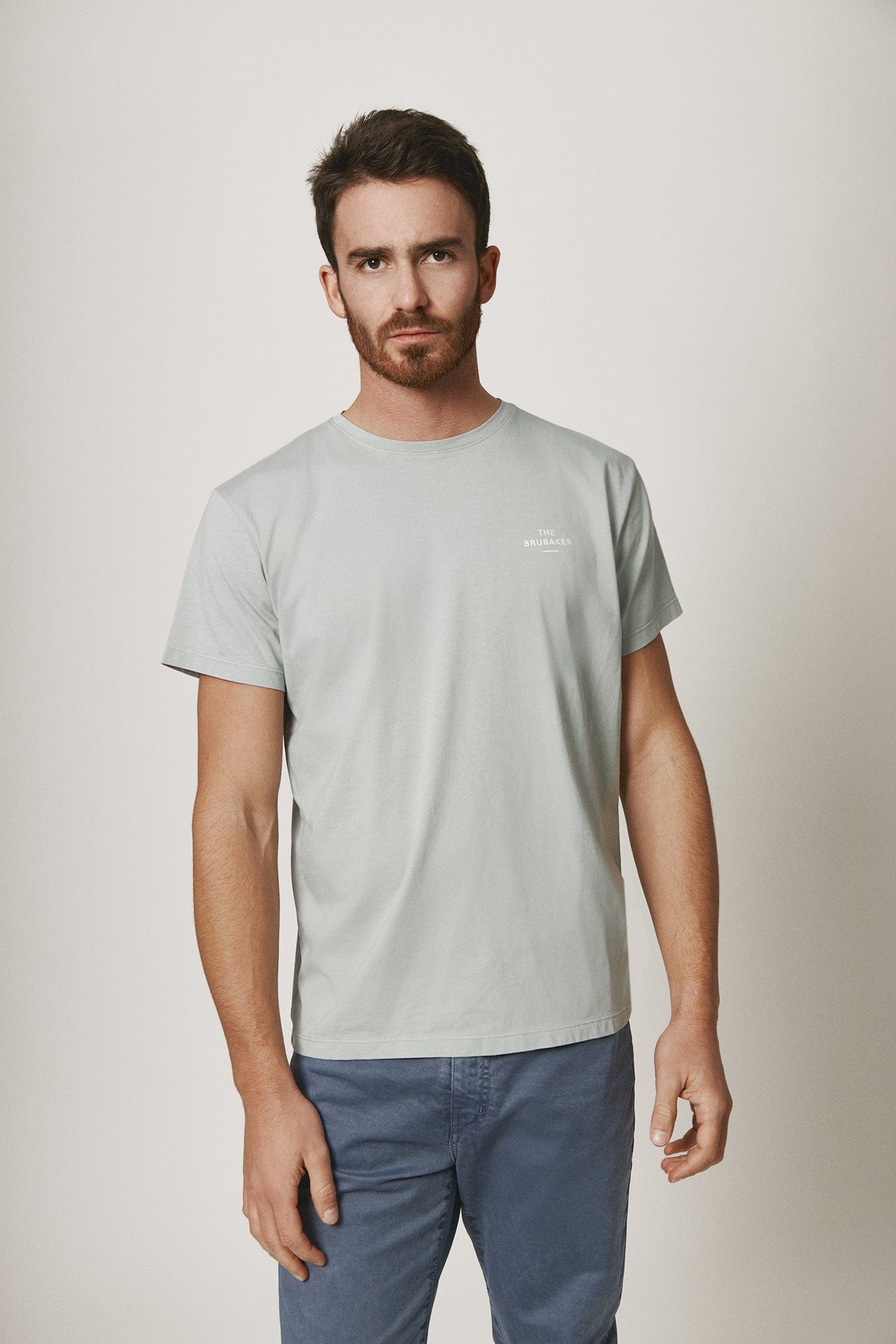 The Cotton T Shirt Gris Lugo-zoom-2