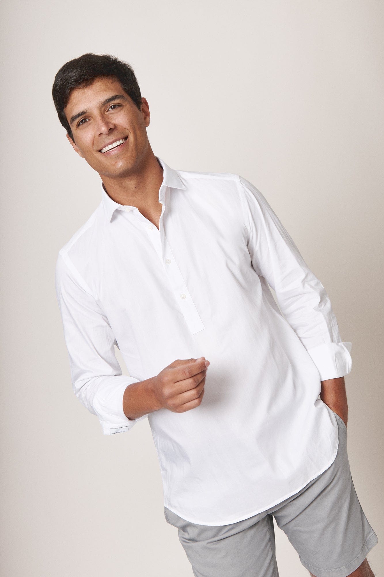 The Popelin Polera Blanca